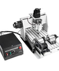 Three Quarter Axis Mini CNC Router With 300mm By 200mm Wood Engraving And Milling Machine CNC Controller Box 300W Spindle