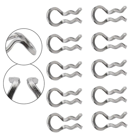 Stainless Steel Bicycle Brake Caliper Spring Clamps Pin Kit For XTR Slx And Mega Pad Fits Most Bikes With Easy Install Durable Multi Colors, steel clips