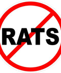 No Rats Text Oilfield Hard Hat Sticker Trio For The Jobsite Tough As Nails Rugged Outdoor Vinyl Waterproof And UV Resistant