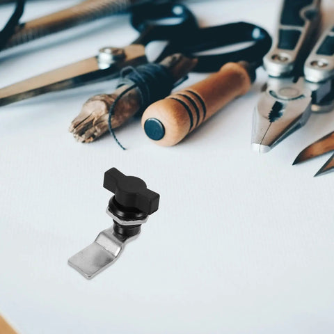 Black T Handle Cam Lock For Cabinets And Boxes Easy To Install And Use Made From ABS And Metal Real Solid Offset Keyless Cylinder
