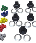 Cool New Universal Electric Range Oven Knob Handle Kit For Magic Chef Whirlpool And More Replaces Ap5641247 Ma-Xp6 Perfect Stove Control Replacement, black knobs and rings