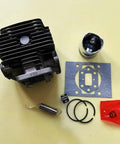 Heavy Duty G35 Cylinder Piston Ring Pin Needle Roller Bearing Kit Fits G35L G3K BC Models Quick Install Direct Replacement Keeps Things Running Smooth For Years Pruning Trimming Tools Work Like New Save Time On Yard Repairs Right Now. shown with cylinder, piston, gaskets, rings, and pin