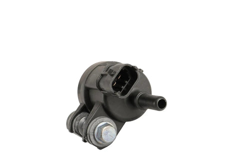 Close-up of GM Evaporative Emission Canister Purge Solenoid Valve 12737252, direct fit OE replacement for Chevrolet Buick GMC Cadillac vehicles.