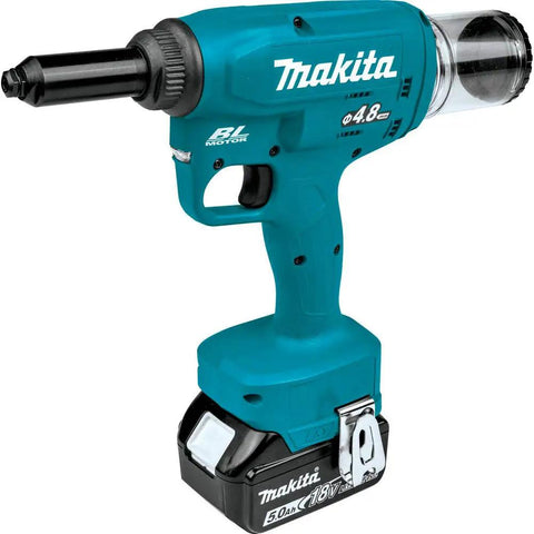 Heavy Duty Cordless Rivet Tool Featuring Brushless Motor And 10KN Pulling Force Cracks Steel Aluminum Rivets Up To 3 16 Inches Fast Compact Ergonomic Design.