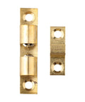 Heavy Duty Smooth Quiet Double Ball Catch For Kitchen Cabinet Doors And Shoe Cupboards. Solid Brass Construction, adjustable fit.