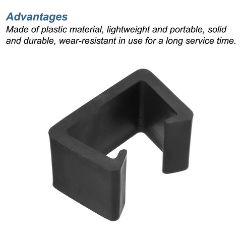 Black plastic clip for Patio Furniture Clips 8 Pack for Sofa and Rattan Wicker Sets, Fixed Connection Chair Fasteners, durable design