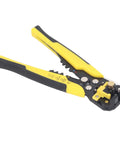 Jauarta 5-In-1 Automatic Wire Stripper Tool for Electricians, yellow and black heavy-duty crimping and stripping pliers.