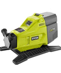 Portable Water Transfer Pump With Hybrid Power, 18V Battery Or 120V AC, Free Standing Base for Easy Standalone Operation