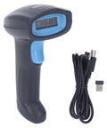 1D Wireless Barcode Scanner With 2.4G USB, Reads 1D Codes Including Code128 EAN13 UPC, 640x480 Resolution with USB cable