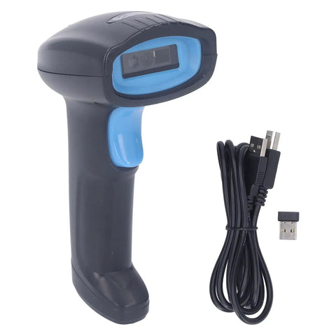 1D Wireless Barcode Scanner With 2.4G USB, Reads 1D Codes Including Code128 EAN13 UPC, 640x480 Resolution with USB cable