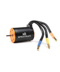 Firma 6500Kv Brushless Motor For RC Cars And Drones SPMXSM2800 with wiring and shaft, black and orange casing visible
