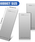 Three Piece Diamond Sharpening Stone Set With 1000 2000 3000 Grit For Kitchen Knives showing size and grit number