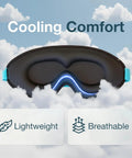 3D Contoured Sleep Mask With Zero Pressure Memory Foam Eyelash Friendly Breathable Blackout For Side Sleepers Travel Ready Award Winning Comfort
