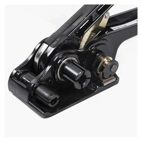 Close-up of Heavy Duty Manual Strapping Machine Kit With Silent Buckle-Free PET And PP Banding Tensioner showing gearless design components.