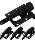 Beefy Heavy Duty Furniture Levelers With Anti Slip PVC And Steel Adjustable Right Angle Feet For Cabinets Tables Workbenches Office Or Home Use 4 Pack Sidemount Design For Tight Spaces