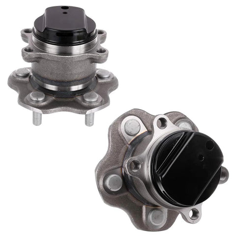 Rear Wheel Bearing And Hub Assembly All In One For Nissan Qashqai 2017 2019 Rogue 2014 2019 And Rogue Sport 2017 2019 5 Lug With ABS Pre Greased And Pre Sealed Multi Lip Replacement Wheel Hub
