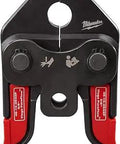 Five Eighth Inch PureFlow Jaw For PEX Crimp Tool Replacement with Red Black Handle, Pro Grade for Leak Free Joints
