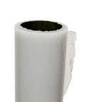 Roll of Plastic Carpet Protector Film 36 Inch By 200 Feet Heavy Duty Floor Shield, showing clear waterproof material side view.