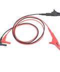 All In One 10Pcs Test Leads Kit With Double Insulated Leads, 1000V CAT III, red and black cables with alligator clips