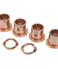 Heavy Duty King Pin Steering Knuckle Bushing Kit With Flanged Spindle Bushing Ready Drop Installation For Precedent Gas 2004 Plus Direct Swap Rock Solid Bronze Build showing bronze bushings and washers