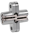 Close-up of Hidden Hinges For Cabinet And Sliding Doors, Rustproof Zinc Alloy Build, 180 Degree Swing For Full Reveal