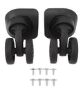 Luggage Wheel Replacement Set Of 2 Easy To Install Suitcase Caster Wheels for Repairing Worn Out Casters ABS Material