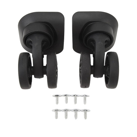 Luggage Wheel Replacement Set Of 2 Easy To Install Suitcase Caster Wheels for Repairing Worn Out Casters ABS Material