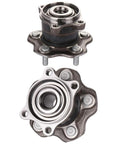 Pre Greased AWD Rear Wheel Bearing And Hub Assembly For 2008 2013 Nissan Rogue 5 Lug Non ABS 2 Pack Beefed Up Heavy Duty Replacement Hub