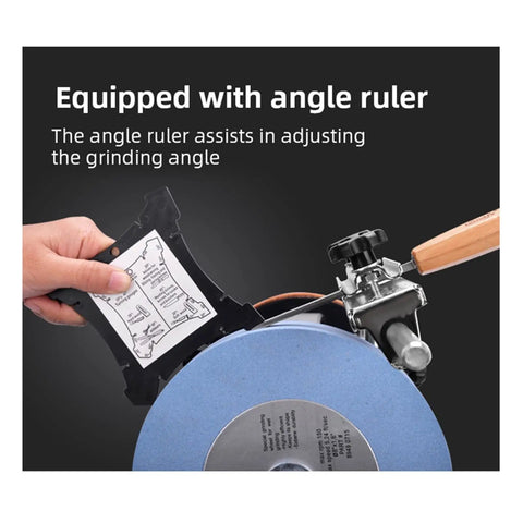 Heavy Duty 8 Inch Bench Grinder Low Speed Knife Sharpener And Polishing Machine Built Like A Tank angle ruler adjust grinding angle