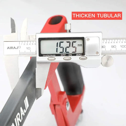 Digital caliper measuring hacksaw thickness, 12 Inch Adjustable Hacksaw Frame Set With High Tension Beefy Workhorse Hand Saw Includes 10 Blades For Gardeners PVC Pipes Metal Pipes Wood Saws And DIY Projects Ergonomic Grip For Easy Cutting.
