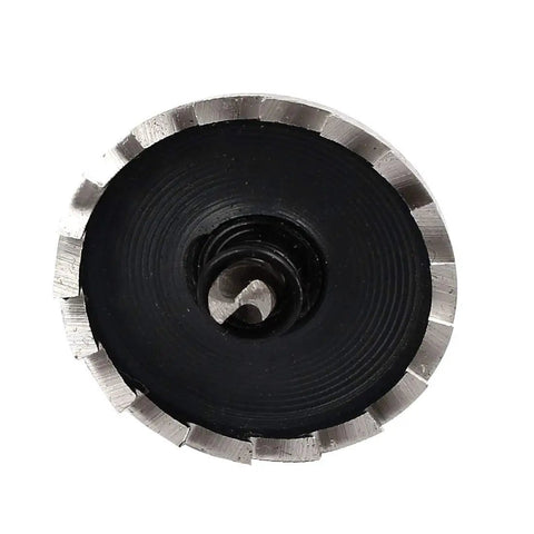 32mm Hole Saw Cutter Kit With 70mm Overall Length, showing metal teeth and interior drill bit, Pro Grade HSS for wood metal plastic