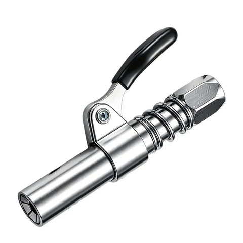 Spring Loaded Grease Coupler With Aluminum Alloy Body Locking Design For Fittings And Maintenance Tool Pro Grade