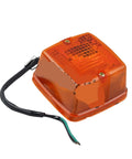 Heavy Duty Forklift Turn Signal Assembly And Headlight Electrical Component Upgrade Kit For Reliable Night Operations And Safety Compliance In The Yard, orange light with wires.