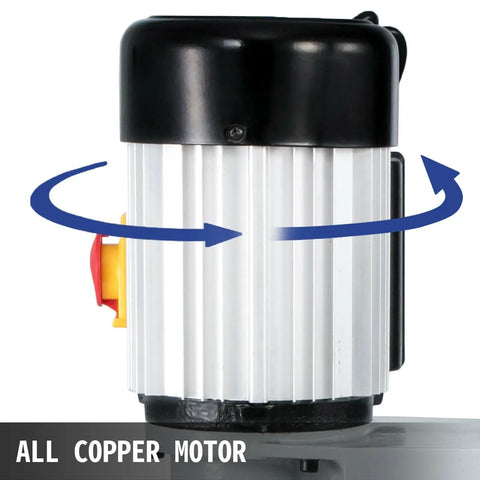 Professional Benchtop Mortiser Machine Featuring Variable Speed Drive All copper motor detail with adjustable speed for precision milling.