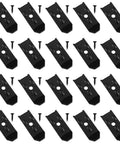 Solid As Nails Table Leaf Levelers And Alignment Locks With Sliding Bars And Screws Badass Polished Steel Hardware 20 pack of black levelers with screws.
