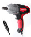 Beefy Electric Impact Wrench Half Inch Drive 12 Volt Cordless Tool With 400 Nm Max Torque, shown with vehicle power adapter