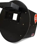 Flip Up Pancake Welding Hood Helmet Black Right Handed With Adjustable Head Strap Lightweight Balsa Eyepiece Face And Side Shields