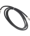 Badass Durable Nylon Airbrush Hose Spanning 1.8 Meters with Universal 1 8 Interface, featuring clean black exterior and secure fittings.
