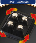 Stick On Adhesive Mini Caster Wheels 360 Degree Swivel Stainless Steel Rollers For Kitchen Appliances Furniture And Storage Bins 20 Lbs Per Wheel Black 8 Pack