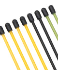 8Pcs Plastic Antenna Tubes With Caps For RC Cars Boats FPV Drones And Quadcopters 2.4G Receivers Protective Wire Covers multicolor
