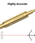 Crossbow Laser Bore Sight With On Off Switch Red Laser For Bow And Archery Easy Boresight Tool With Batteries Included Arrow Bore Sighter