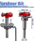 All In One 35mm Forstner Drill Bit And Hinge Jig Set With Door Hinge Hole Template Locator for cabinet hinge drilling.