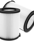 VF4000 Replacement Filter For 5 To 20 Gallon Wet Dry Vacuums And Husky 6 To 9 Gallon Models, pleated filter design