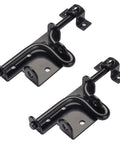 Heavy Duty Sliding Bolt Gate Latch With Padlock Hole For Wooden Fences And Barn Doors, Workhorse Gate Lock Hardware Two Pack
