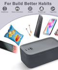 Compact Combination Lock Box That Keeps Your Phone, Medicine, Snacks, And Personal Items Safe At Home Or On The Go With An Easy Code