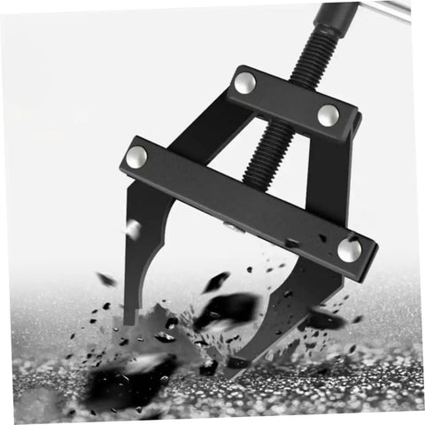 Pro Level Motorcycle Chain Tensioner Tool For Quick Adjustment And Easy Chain Removal Compact Bike Chain Adjuster close-up of steel tool