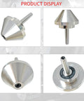 MT2 Bull Nose Live Center 100mm Diameter 75 Degree Lathe Hollow Turning Shank Morse Taper 2 High Quality Durable Tool