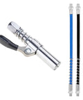 Grease Coupling Kit With 30cm Hose For Auto And Machinery Maintenance Flexible Reach One Hand Handle Enhanced Sealing image