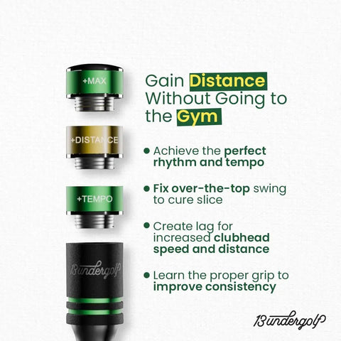 Indoor Golf Swing Trainer With Ribbon For Right Handed Players Game Ready Speed And Impact Training adjustable weights for rhythm