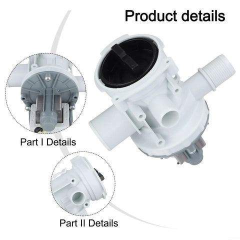 Heavy Duty Drain Pump With Motor PX-2-35 For Maytag Washing Machine WF-R1065S R1053 C863 C963 R853 Super Fast Water Removal Easy Install Ultimate Reliability